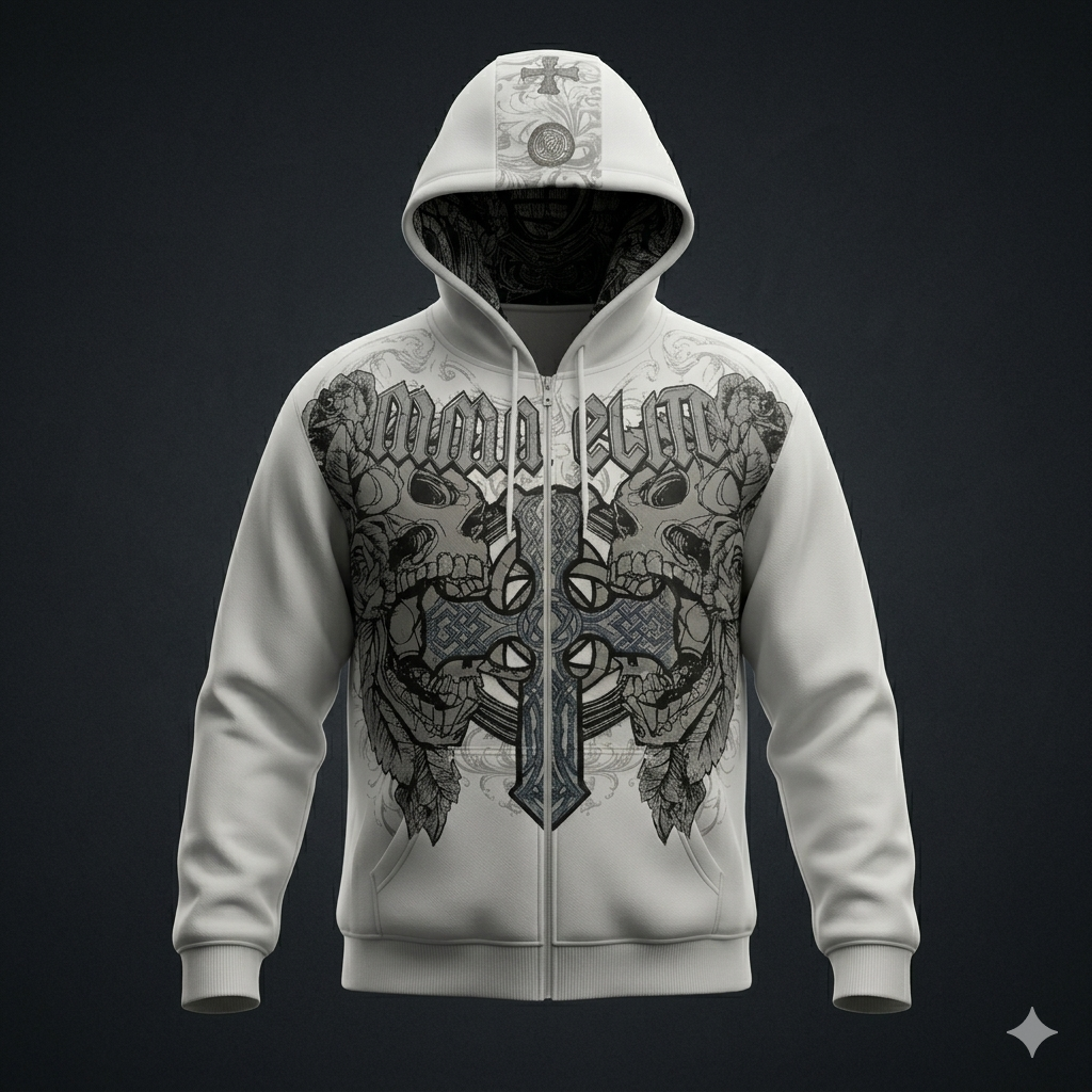 Sudadera Joker Vintage con Cremallera