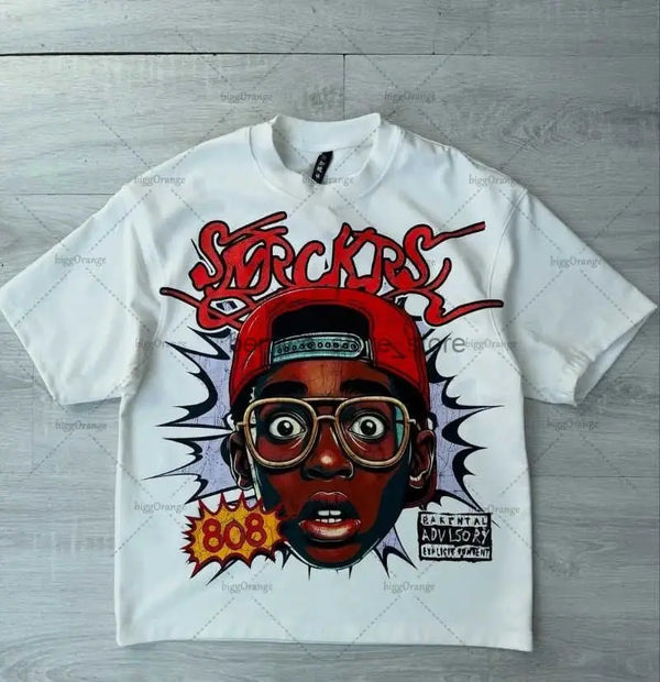 Harajuku Cartoon Retro Street Tee