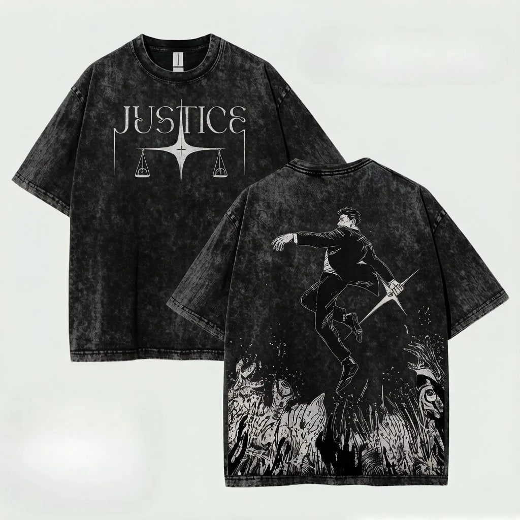 Casual Anime Oversized Tee